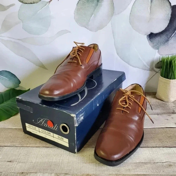 Amali Other - AMALI | Lace-Up Dress Shoes in Tan/Brown Style 1843-028 sz 11